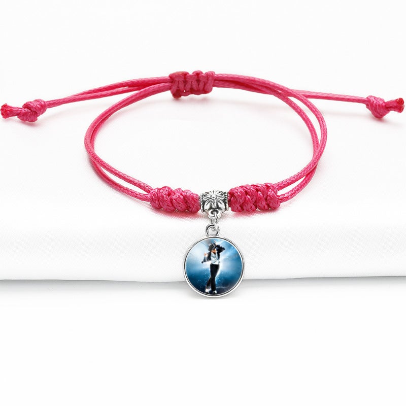 Michael Jackson Avatar Women'S Red Bracelet Personalized Fan Gift Bracelet - Image 3